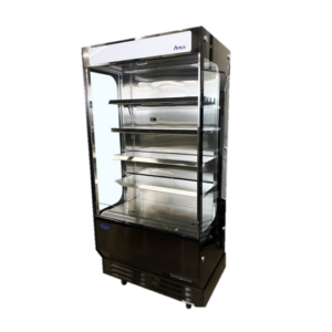 VITRINA ABIERTA LAMINA NEGRA