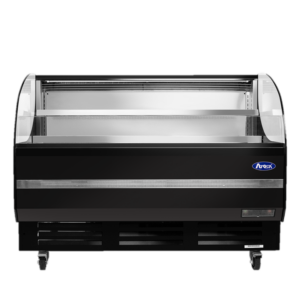 VITRINA HORIZONTAL ABIERTA LAMINA NEGRA